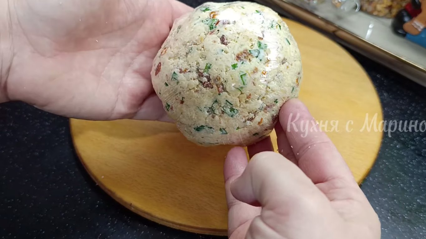 новорічна закуска з куркою та сиром