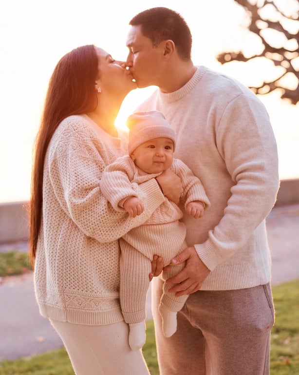 Іванна Онуфрійчук зі своєю родиною