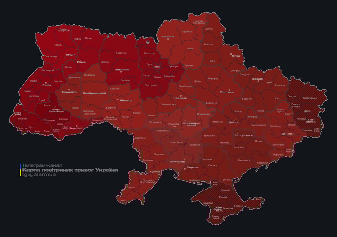 Повітряна тривога в Україні 16 жовтня вдруге через МіГ-31К - фото 1