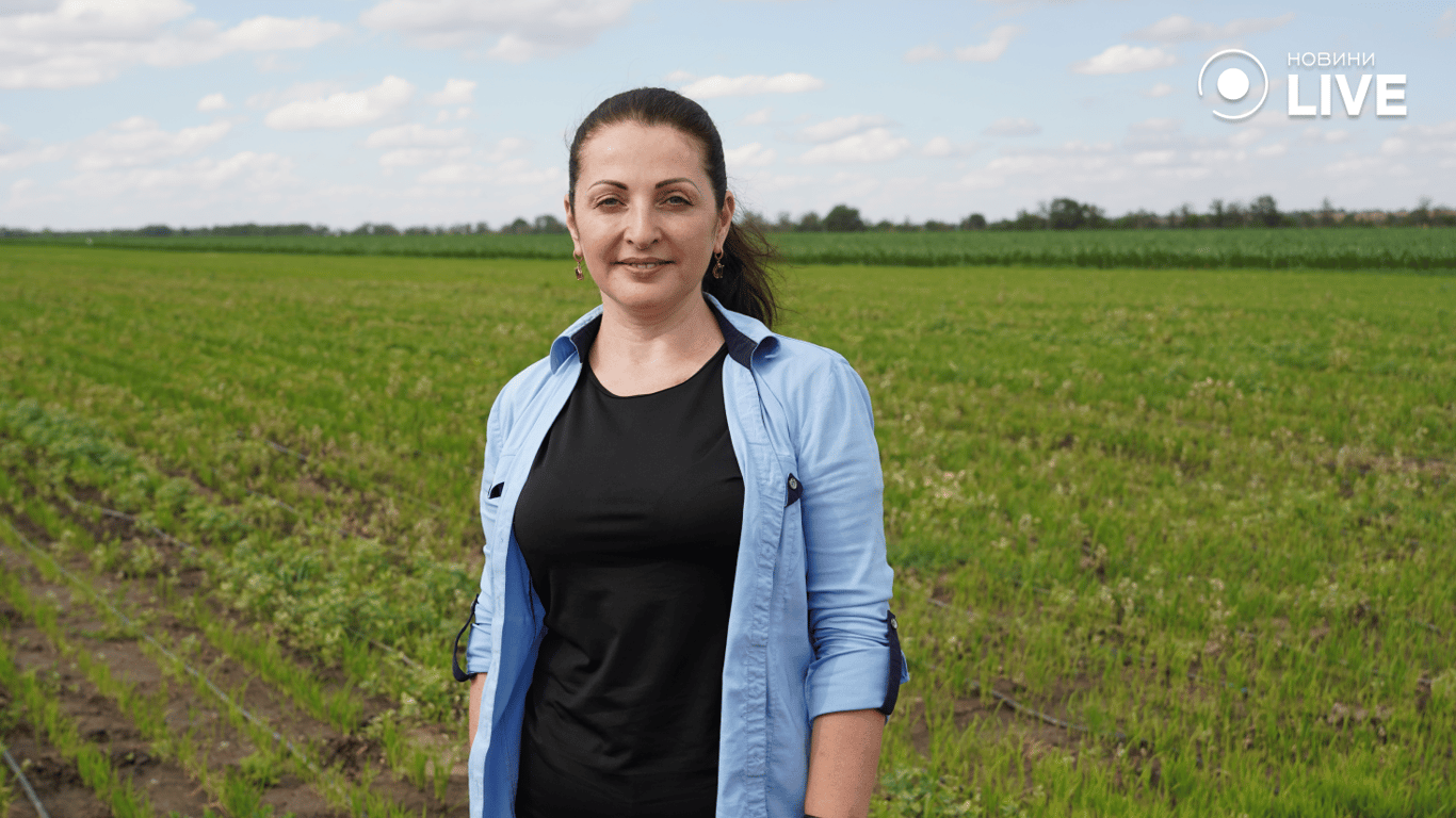 Підприємиця про очікуваний врожай. Фото: Новини.LIVE