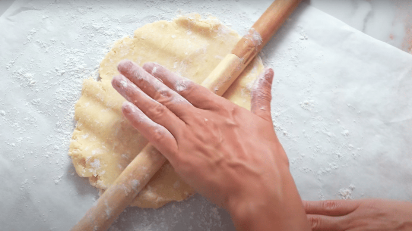 пиріг з персиками