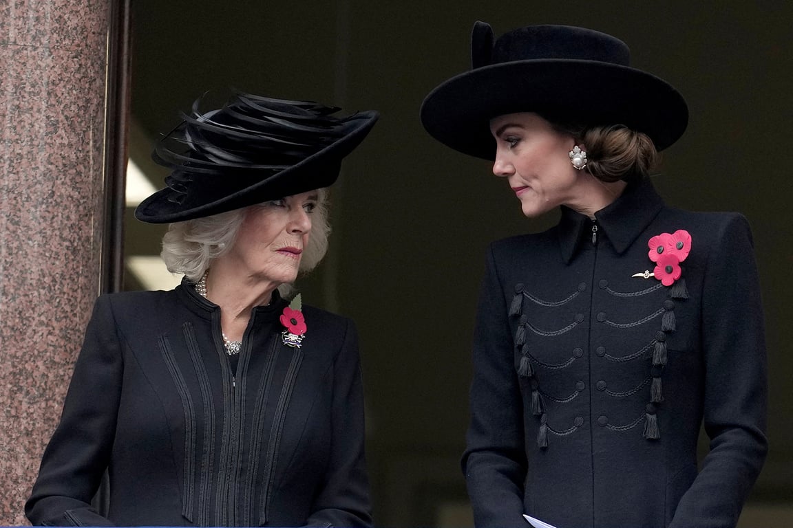 Принцеса Уельська Кейт Міддлтон та королева-консорт Камілла. Фото: Reuters