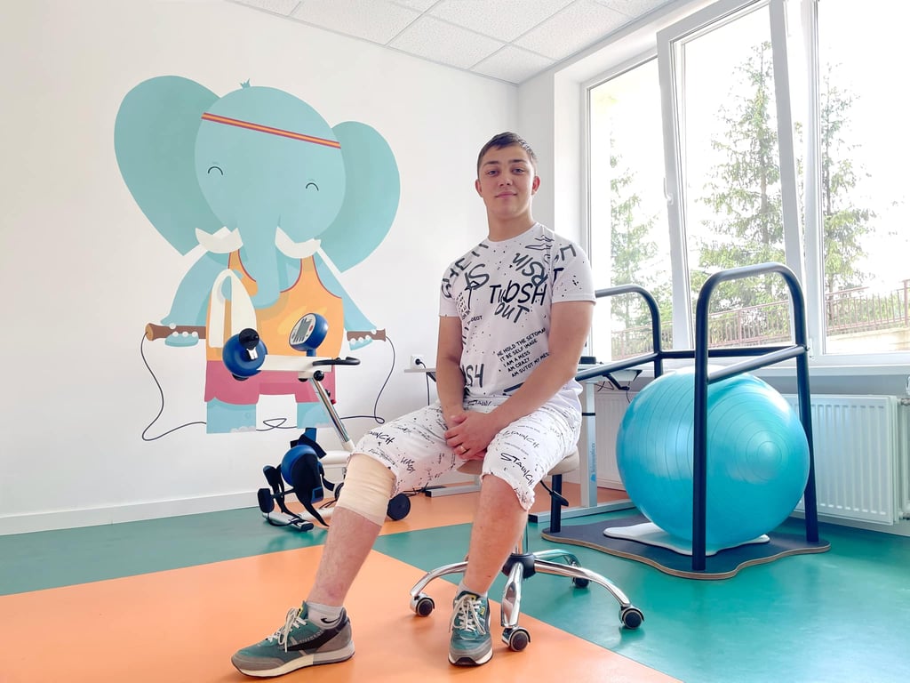 Кирил Шульга після операції. Фото: Перше ТМО 