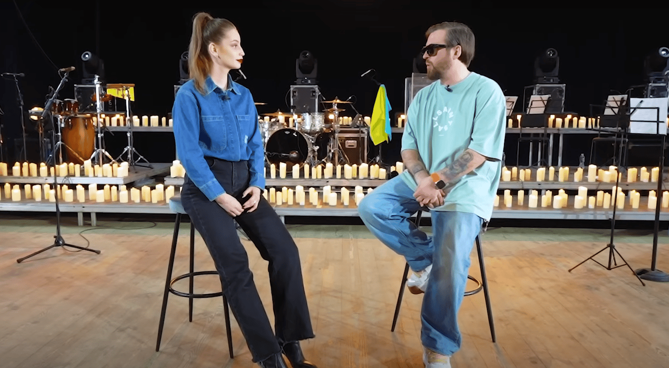 Сергей Танчинец во время интервью