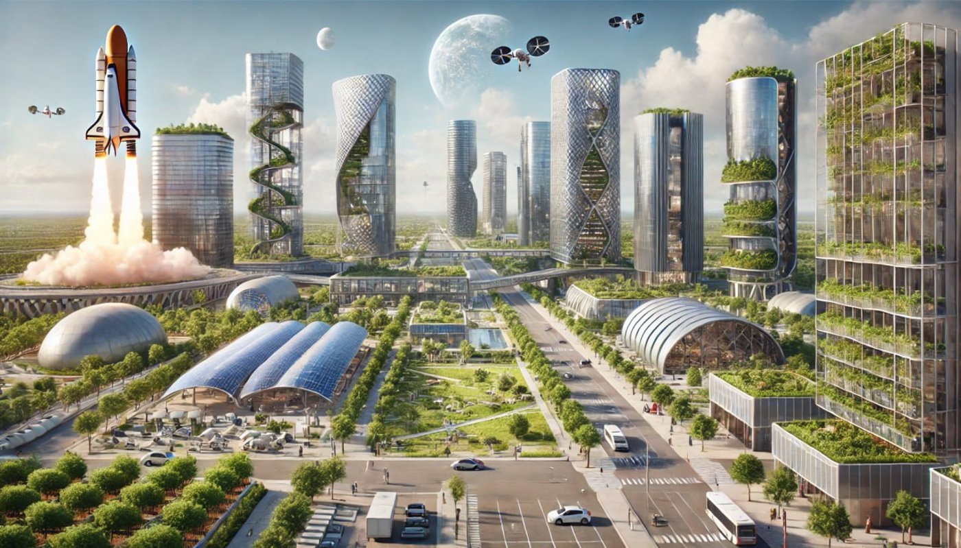 Город Starbase по мнению искусственного интеллекта