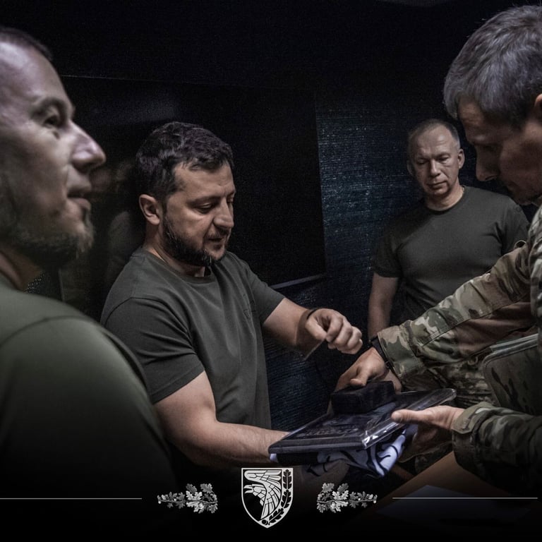 Зеленський нагородив бійців бригади "Холодний Яр"