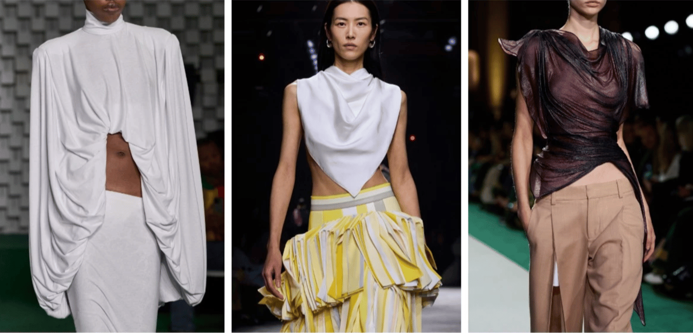 Более смелые блузы будут в тренде 2025