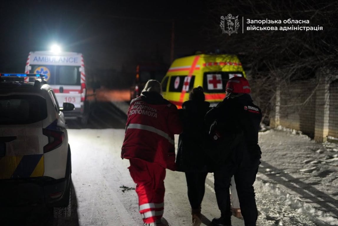 Удар Росії по Запріжжю 20 січня