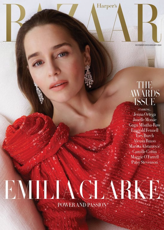 Акторка Емілія Кларк. Фото: Harper's Bazaar