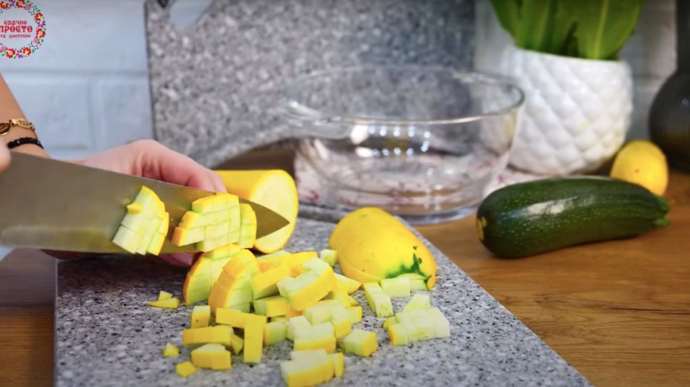 рецепт салата из кабачка и огурца