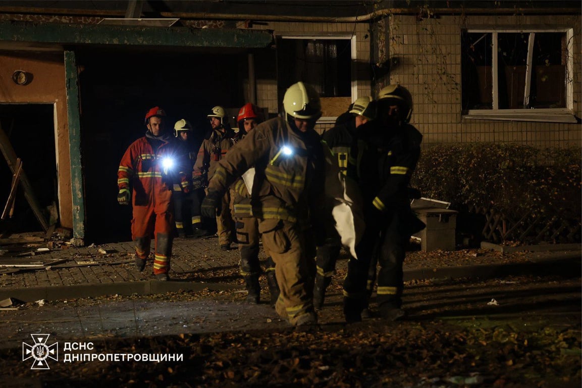 Обстріл Дніпра 8 листопада