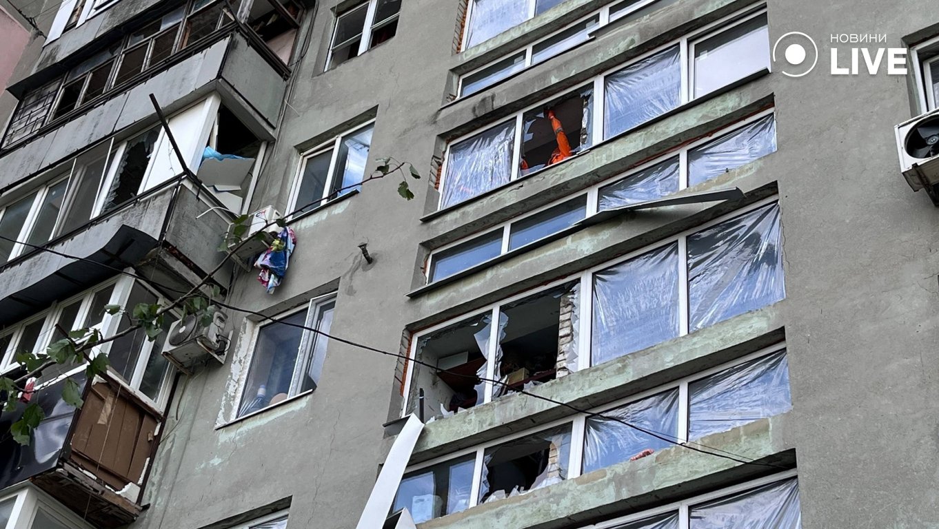 Наслідки обстрілу Одеси 1 червня
