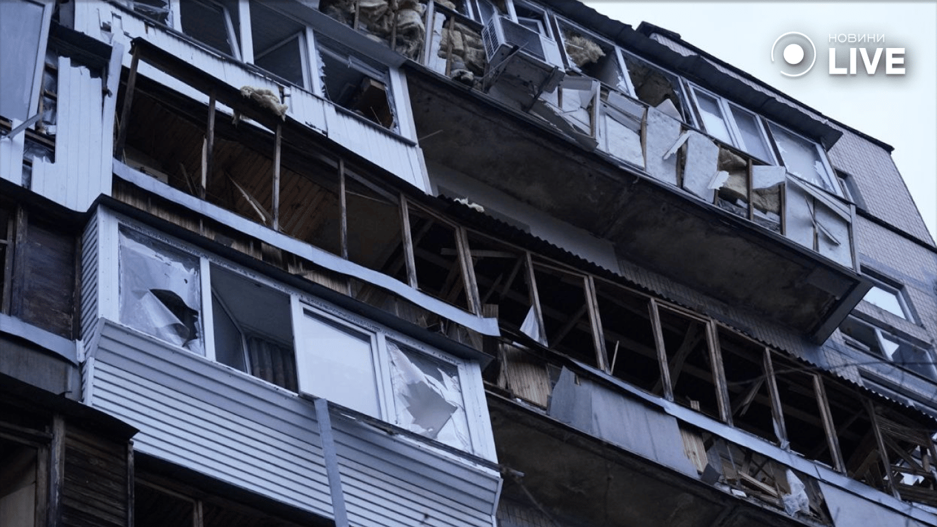 Наслідки обстрілу Києва 23 березня