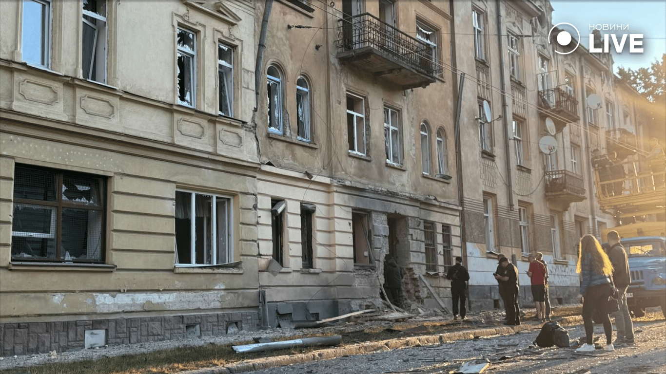 Наслідки обстрілу Льова 12 липня