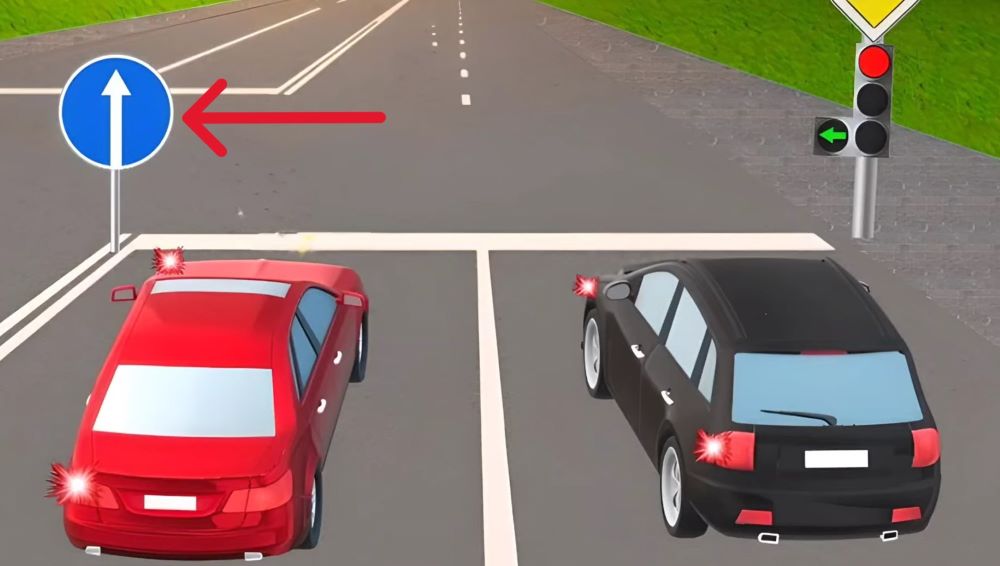 Хитрая задача из ПДД — кто из водителей нарушит правила, повернув налево - фото 1
