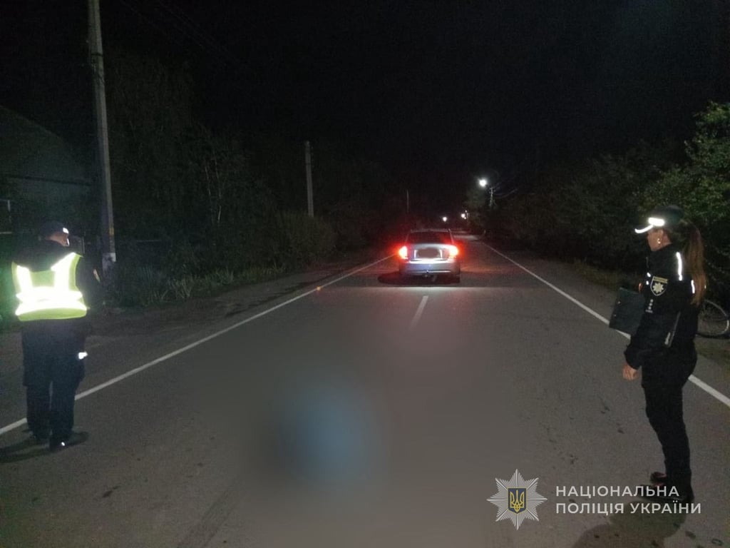 Поліцейські на місці ДТП