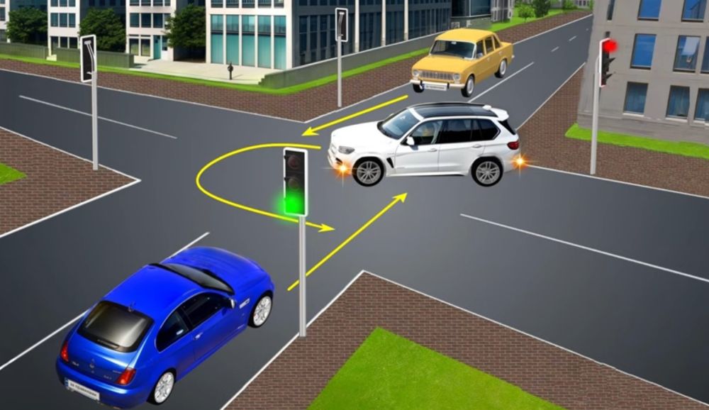 Складний ПДР тест — хто має перевагу на перехресті - фото 1