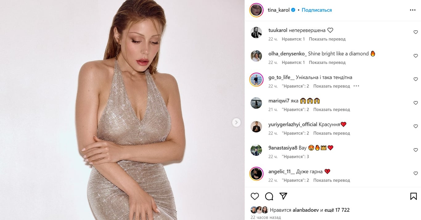 Тіна Кароль полонила фанатів у блискучій сукні з відкритою спиною - фото 3