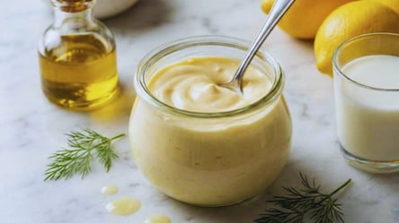 Майонез без сирих яєць — за 10 секунд, рецепт на молоці - 285x160