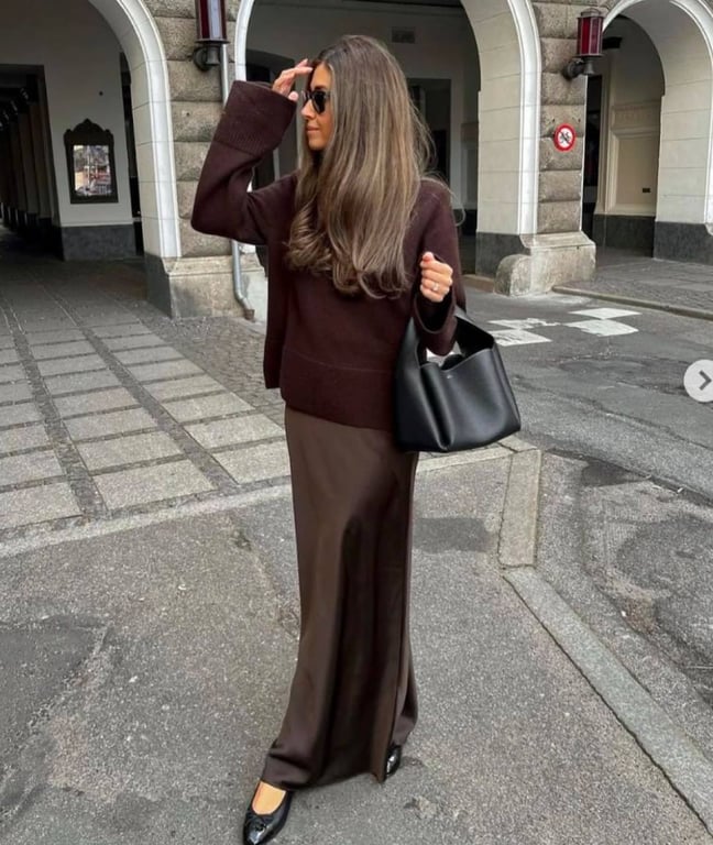 Коричневий в одязі є трендовим цього року