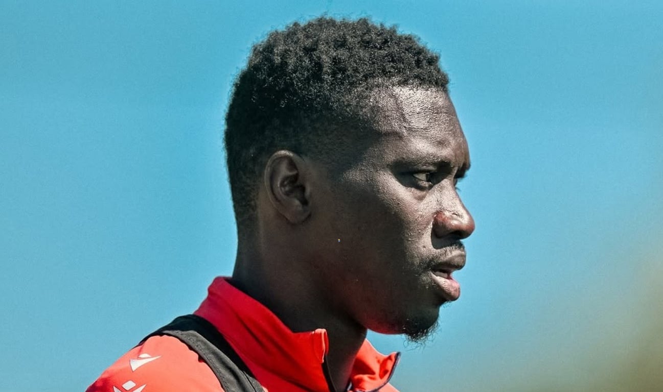 Исмаила Сарр на тренировке "Кристал Пэлас"
