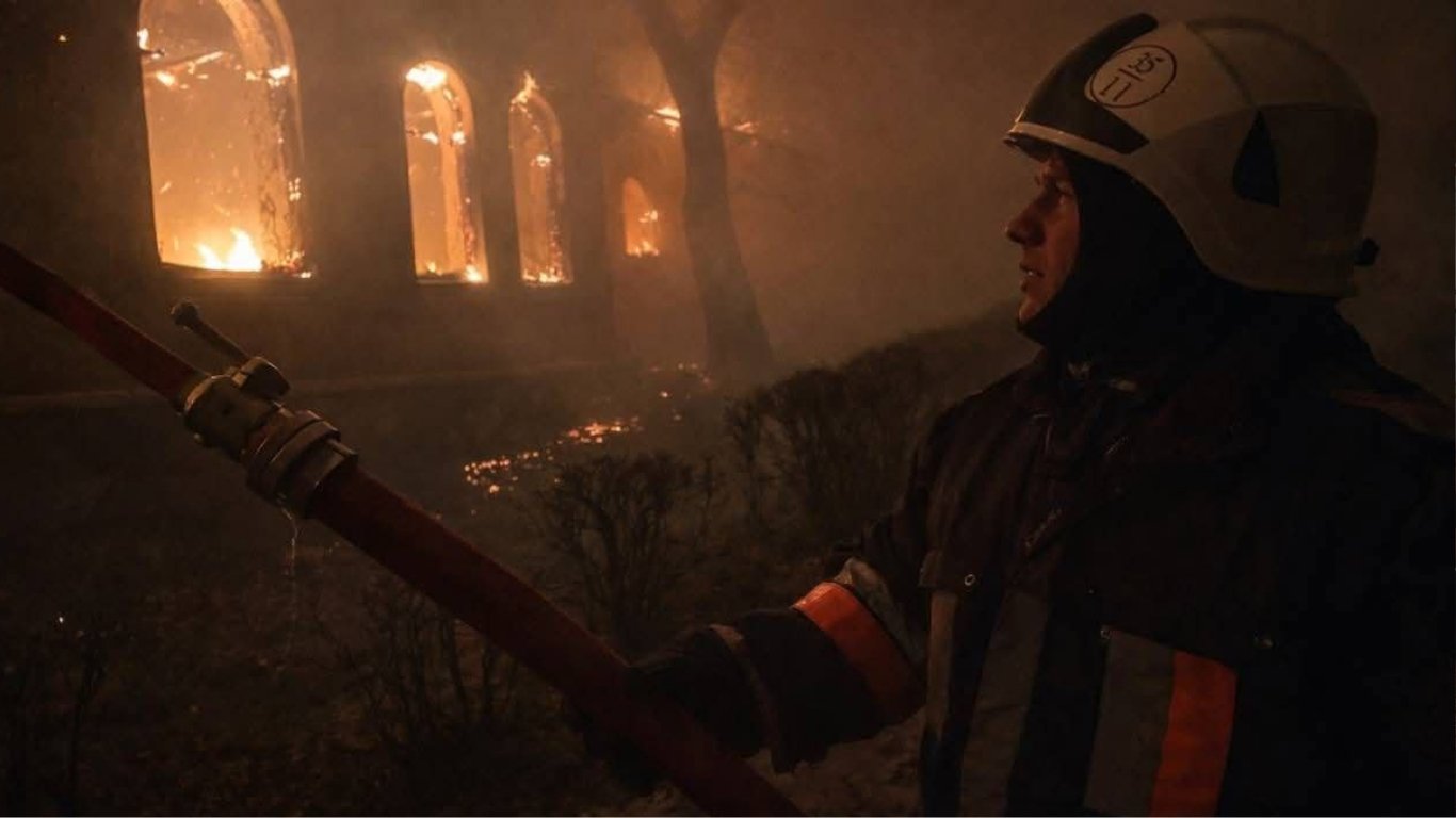 Пожежа в ліцеї на Одещині