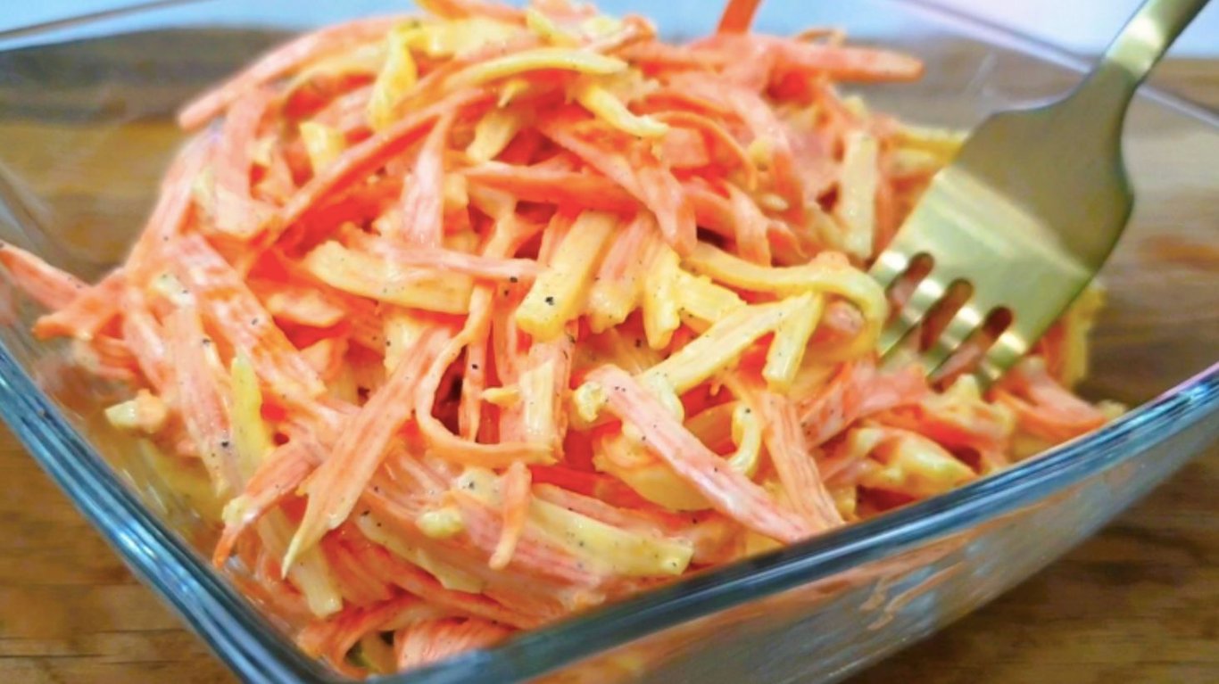 смачний салат з морквою для схуднення 