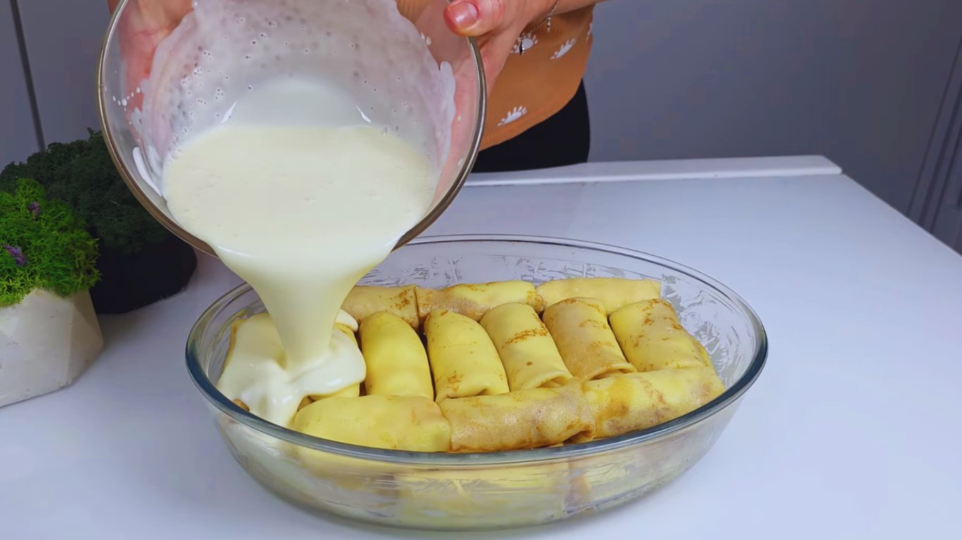 млинці в заливці