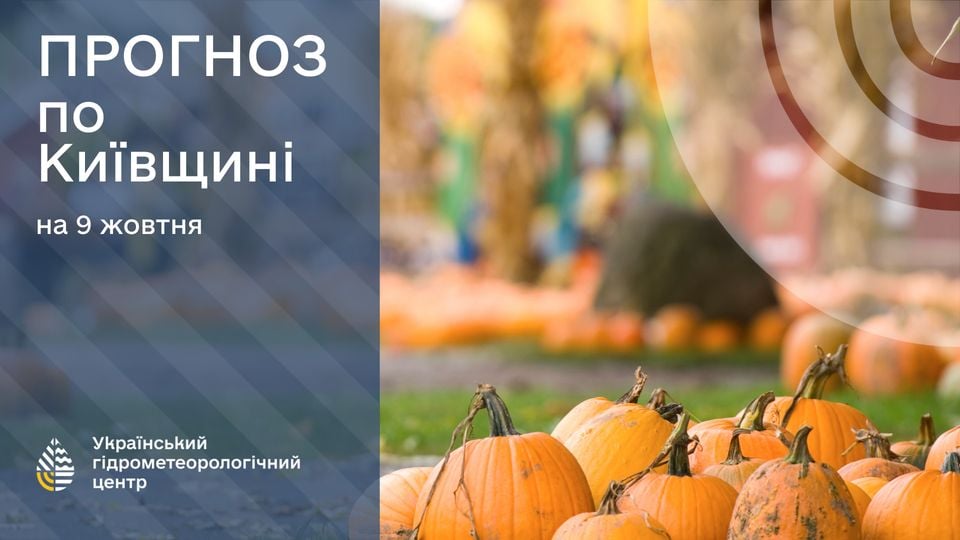 Погодп в Києві 9 жовтня