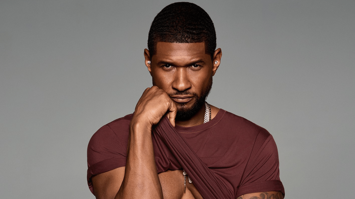 Обнаженный рэпер Usher стал лицом новой коллекции бренда Ким Кардашьян