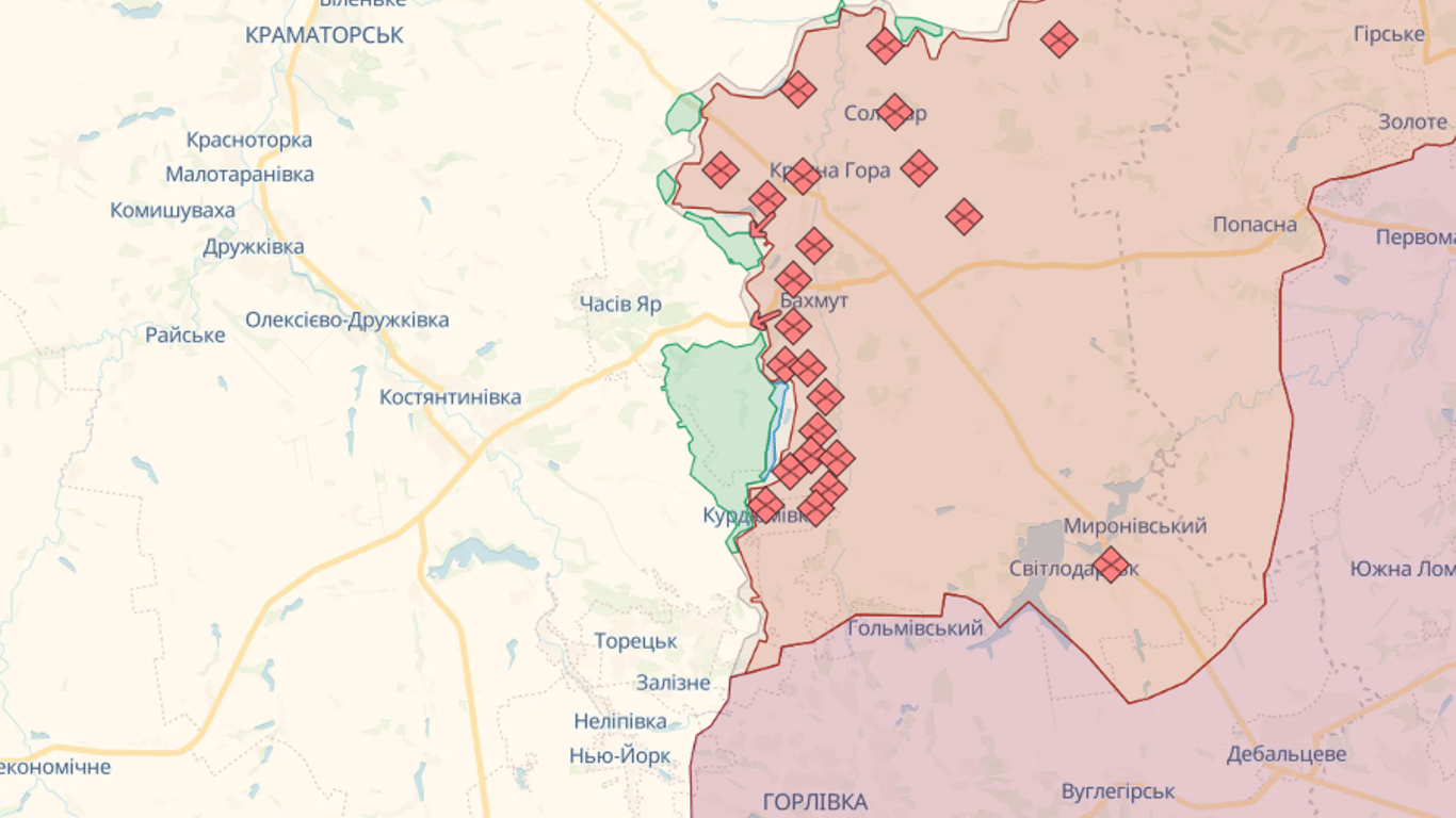 Карта боевых действий в Украине онлайн сегодня, 27.10.2023 — DeepState, Liveuamap, ISW