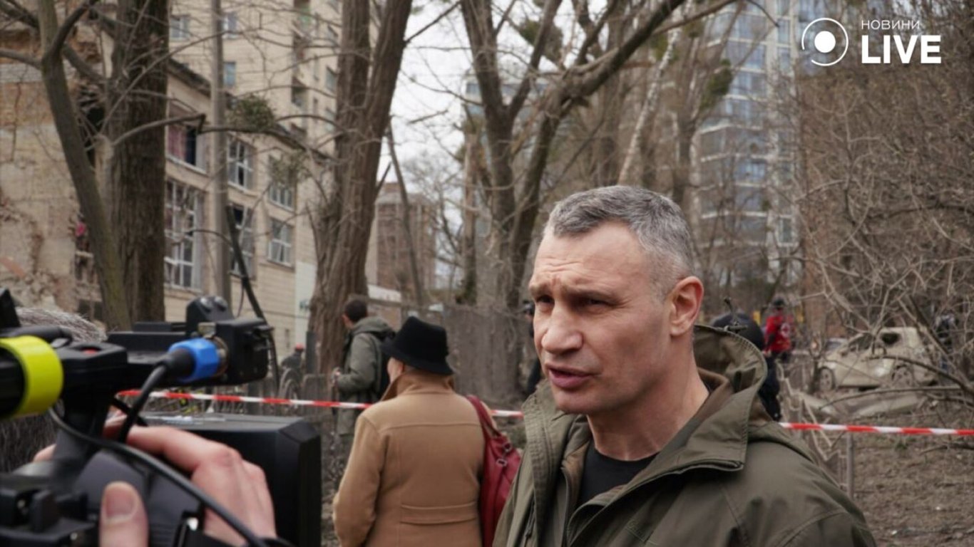 Кличко розповів про наслідки ворожої атаки на Київ