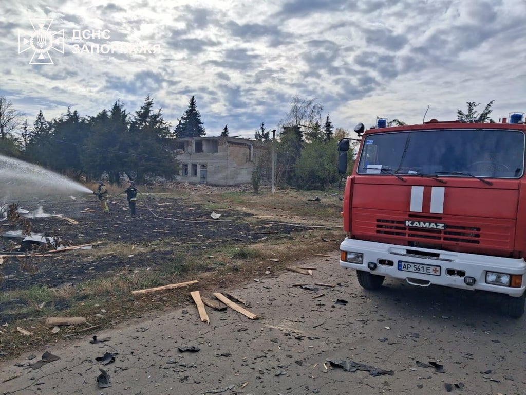 ДСНС на місці обстрілу