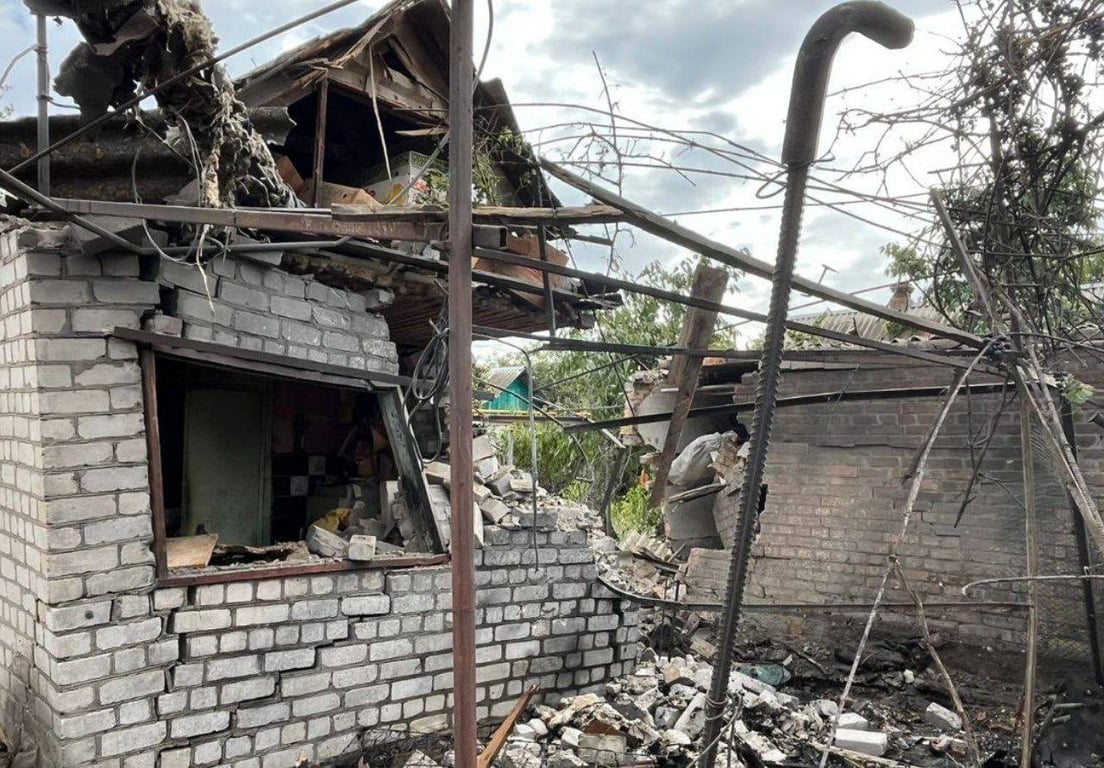 обстрел никополь