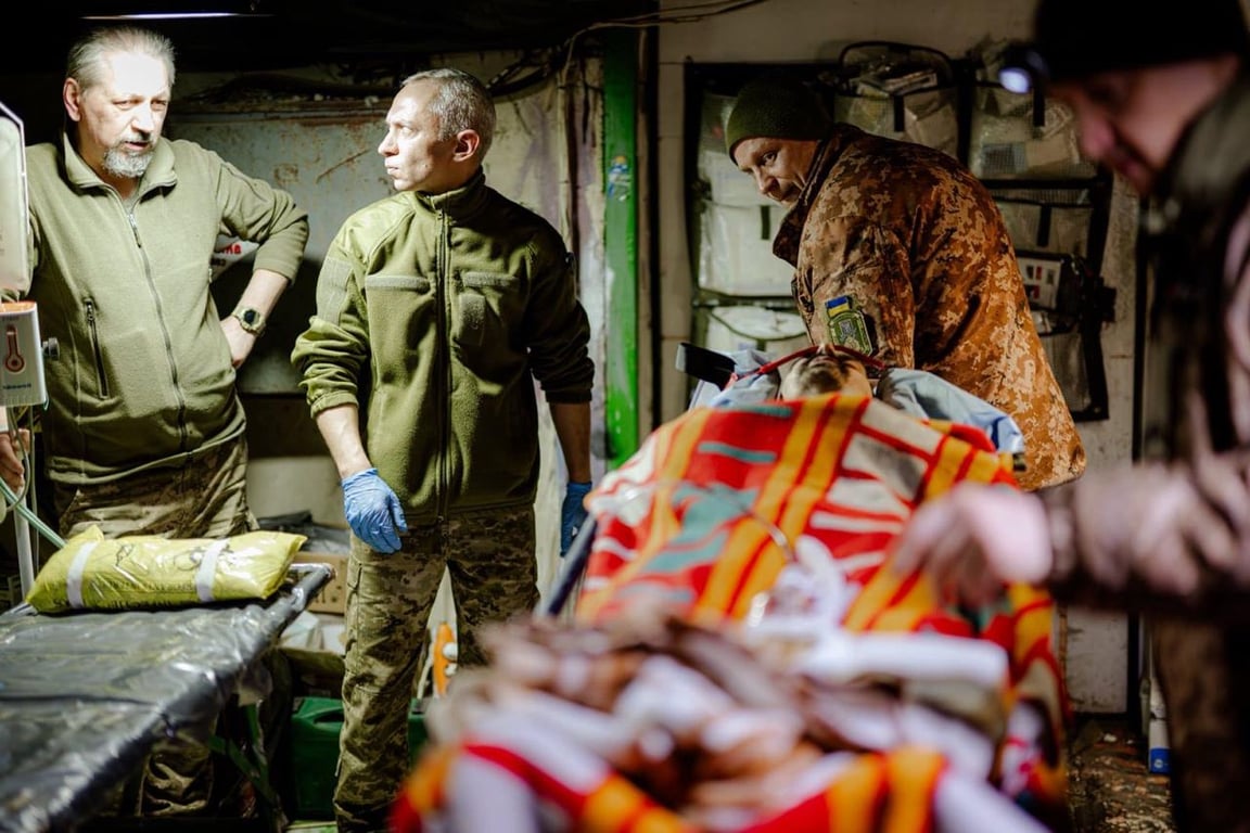 Работа украинских медиков во время войны