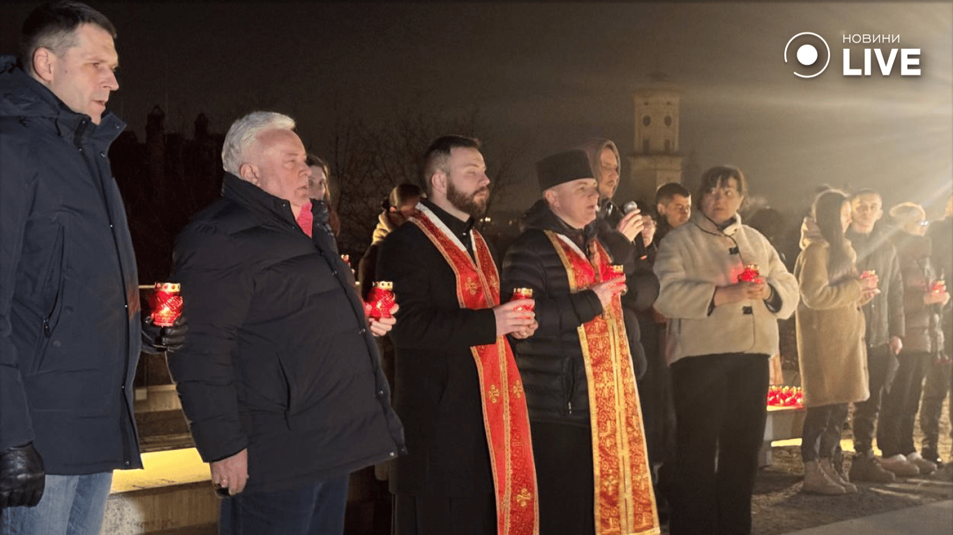 У Львові вшанували пам'ять загиблих Героїв Майдану
