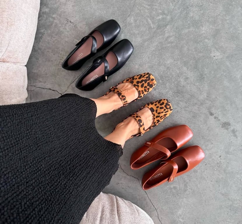 Балетки підійдуть до різних образів