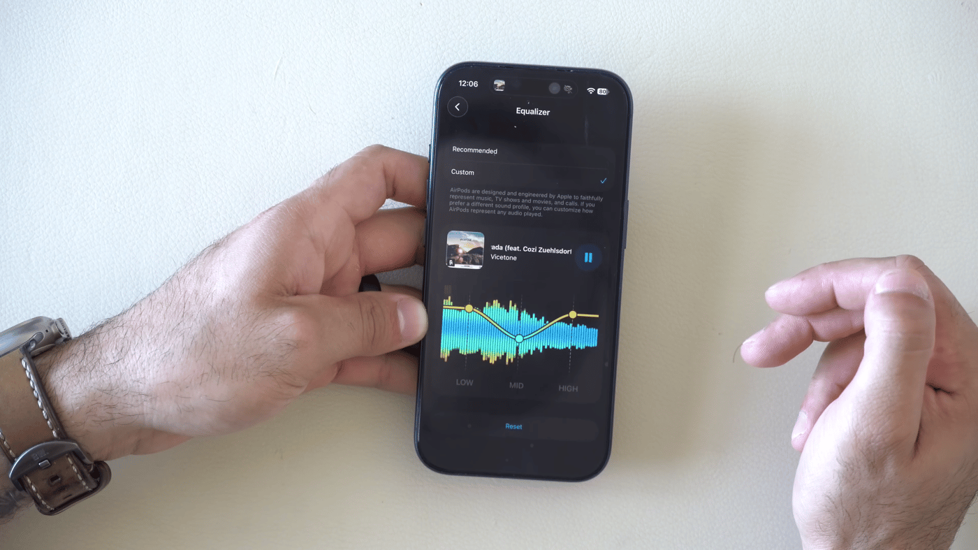 Эквалайзер для AirPods в iOS 27
