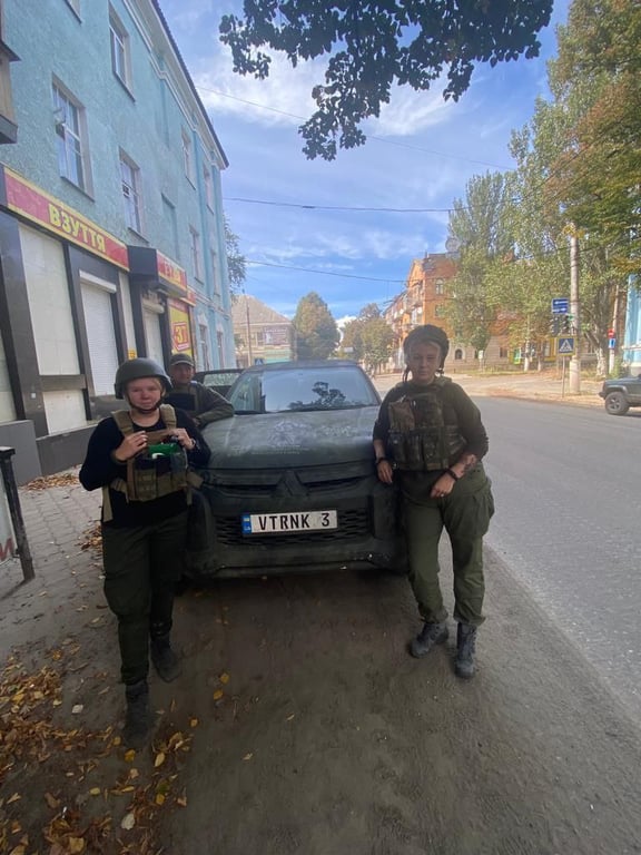 Олена Рекус з військовими. Фото: Олена Рекус