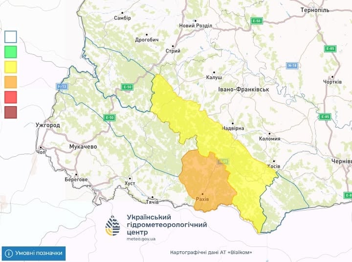 Снеголавинная опасность в Украине 17 декабря