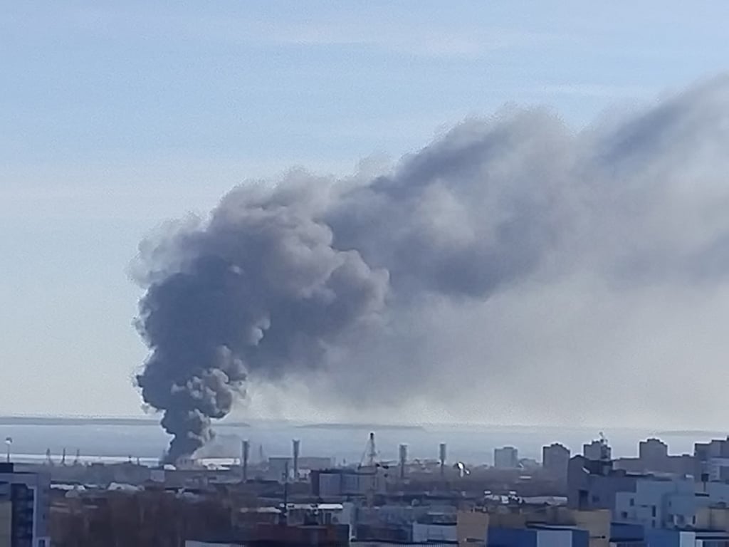 Пожежа на Онезькому заводі в Росії