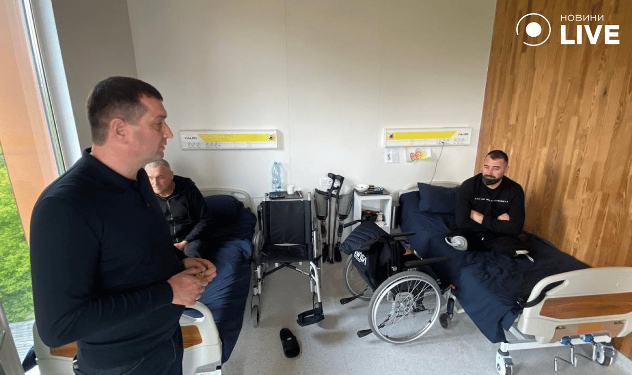 Військові лікуються в реабілітаційному центрі