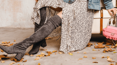 Стильна добірка — замшеві чоботи в образах цієї осені - 285x160
