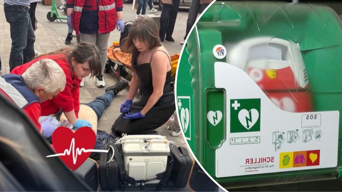 В Киеве возле метро умер мужчина: ему не вынесли дефибриллятор