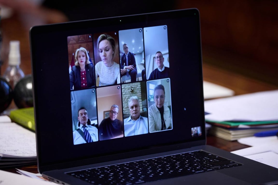 Розмова Зеленського з лідерами різних країн