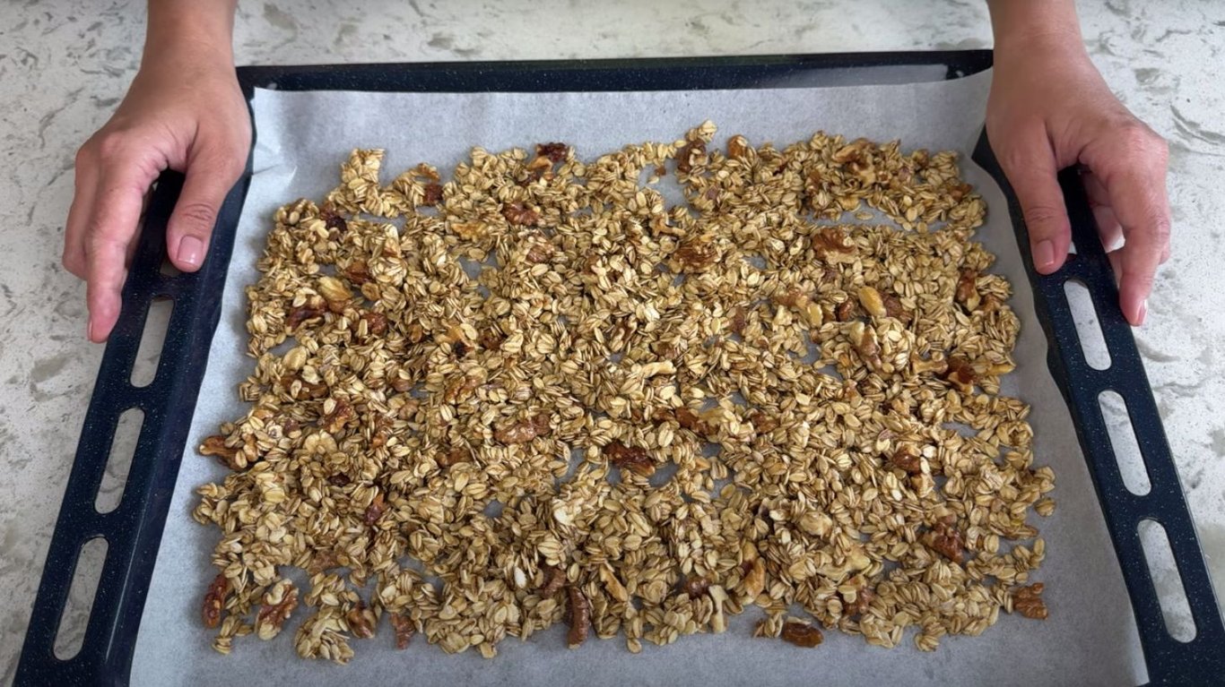 приготування граноли з вівсянки 