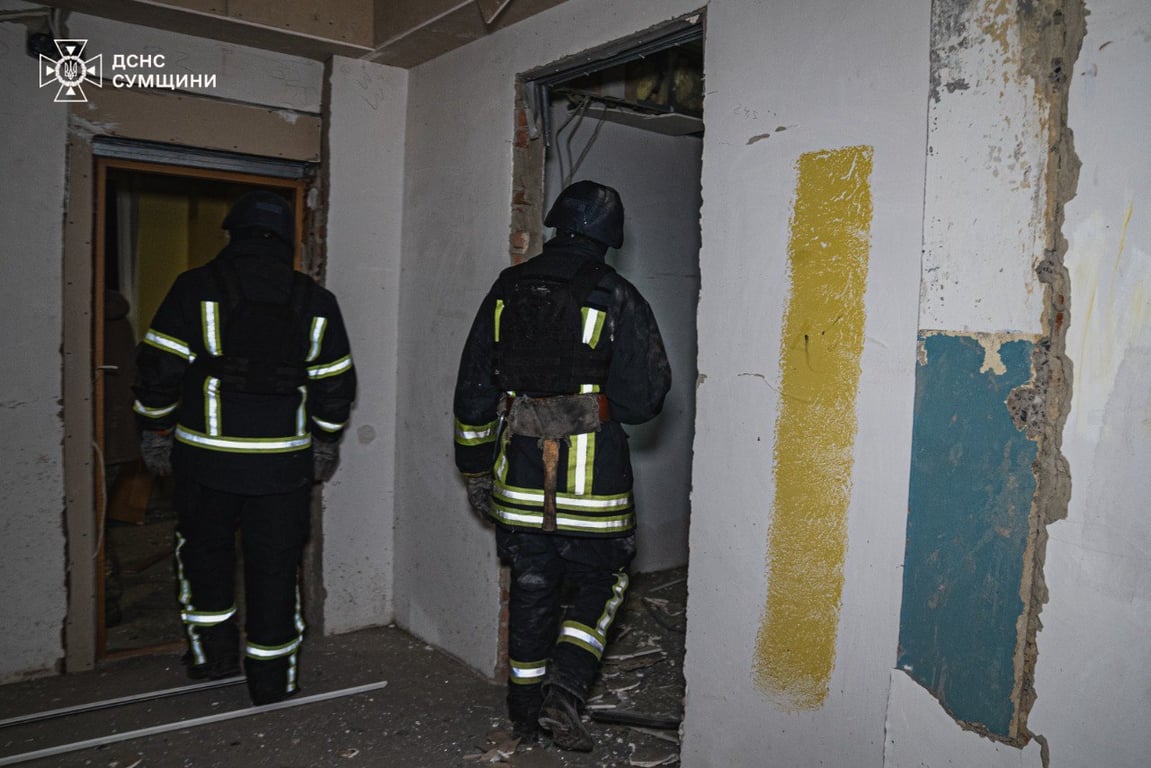 Російська атака на Суми 13 січня