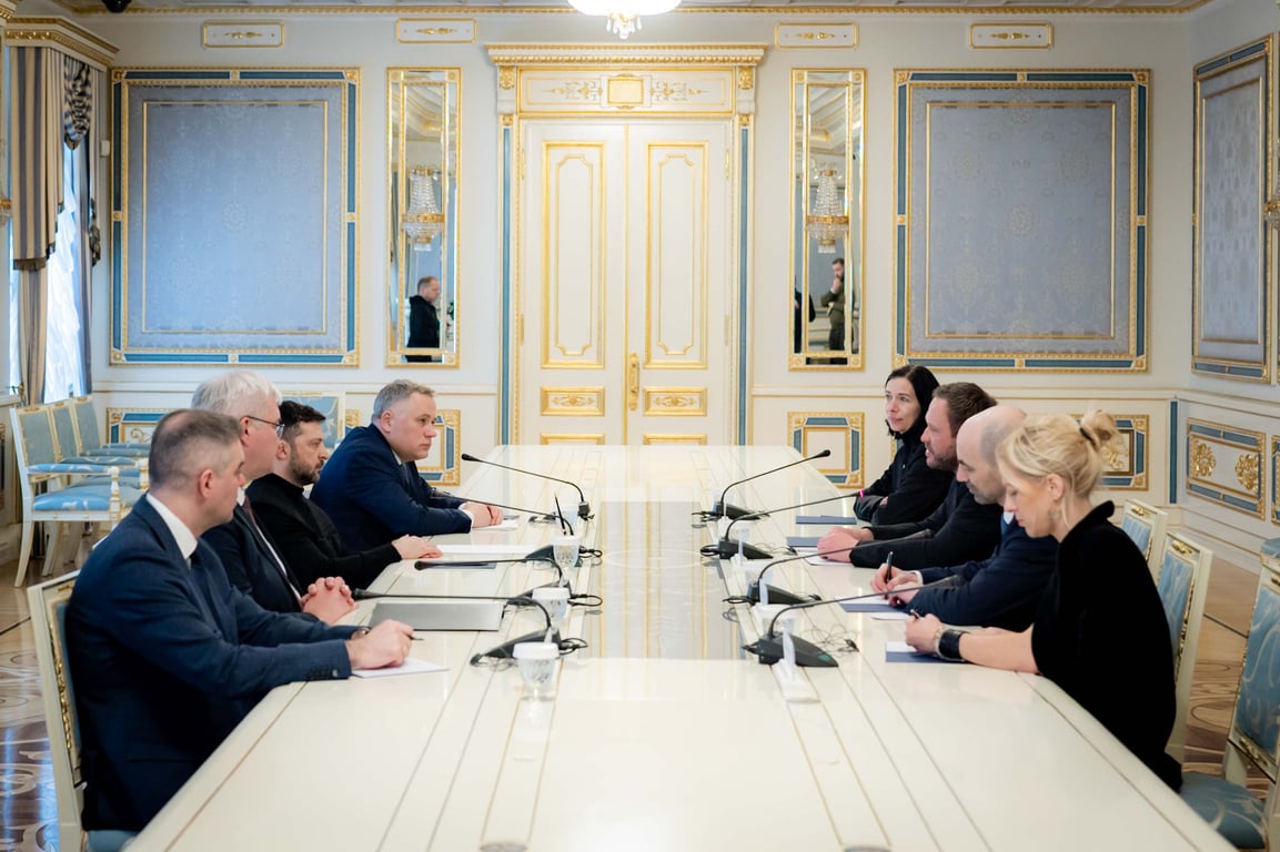 Зеленський провів зустріч з керівником МЗС Естонії