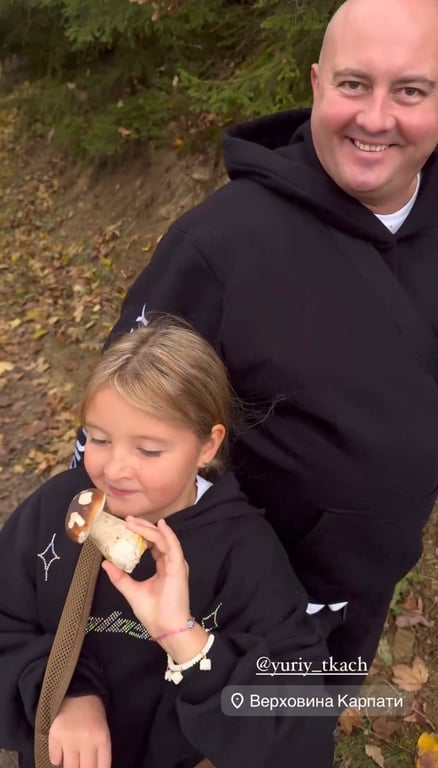 Юрій Ткач з донькою