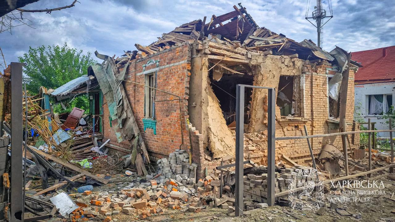 У Харкові показали наслідки удару дрона